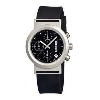 Breed Men's 'Jefferson Black' Black Silicone Analog Watch Breed Men's More Brands Watches