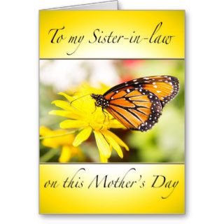 Happy Mother's Day To My Sister In Law Card