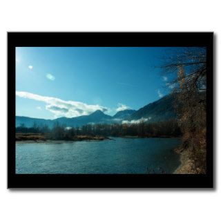 Wenatchee River, Leavenworth WA Mini Print Postcard