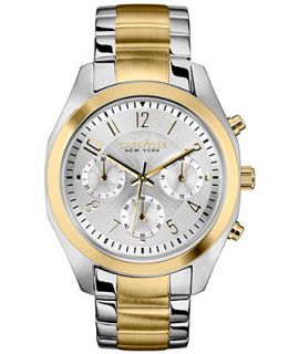 Caravelle New York by Bulova Womens Chronograph Two Tone Stainless Steel Bracelet Watch 36mm 45L136   Watches   Jewelry & Watches