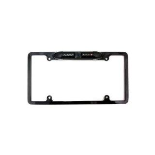 LP131B   XO Vision License Plate Frame w/ Built in Water proof Night Vision Camera Black  Vehicle Backup Cameras 