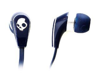 Skullcandy 50/50 In Ear Bud with In Line Microphone and Control Switch/Volume S2FFFM 131 (Navy/Chrome) (Discontinued by Manufacturer) Electronics