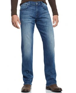 7 For All Mankind Luxe Performance Carsen Easy Straight Jeans, Nakkitta Blue   Jeans   Men