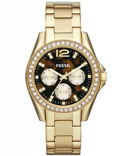 Fossil Womens Riley Gold Tone Stainless Steel Bracelet Watch 38mm ES3364   Watches   Jewelry & Watches