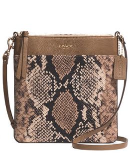 COACH MADISON NORTH/SOUTH SWINGPACK IN PYTHON PRINTED FABRIC   COACH   Handbags & Accessories