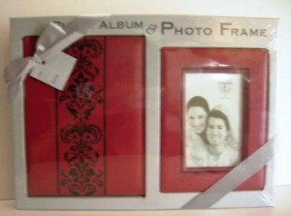 Red Photo Album & Photo Frame Gift Set Fits 3.5 x 5 in/4 x 6 in Photos   Photo Album Elsa