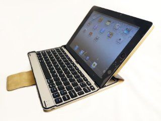 Clearance SALE   GSAstore Stylish Premium Quality Faux Leather Folio with Aluminum Bluetooth Keyboard / Stand for Apple New iPad 3/ iPad 2. Computers & Accessories