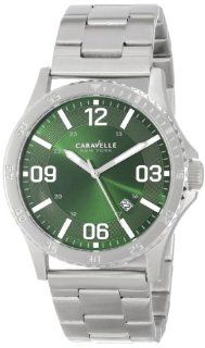 Caravelle New York Men's 43B129 Analog Display Japanese Quartz White Watch Watches
