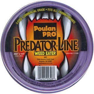 Poulan Pro Predator Line (5 edge .080 x 150')  String Trimmer Accessories  Patio, Lawn & Garden