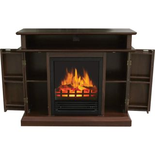 Stonegate Electric Cabinet Fireplace — 5115 BTU, Oak Finish, Model# FP10-06-12  Electric Fireplaces