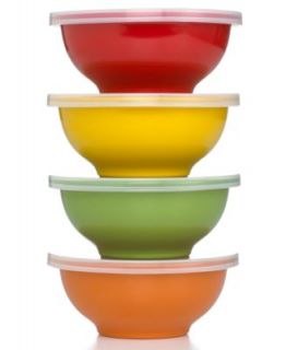 Martha Stewart Collection Harvest Multi Bowls with Lids, Set of 4   Kitchen Gadgets   Kitchen