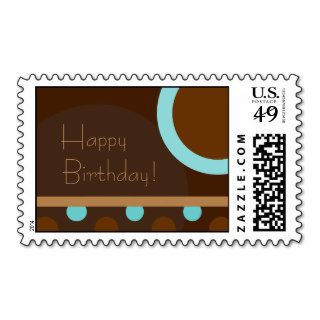 Happy Birthday Retro 103 Stamp