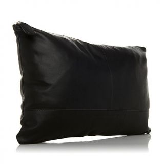 Clever Carriage Company Genuine Leather Large Clutch Travel Pillowcase