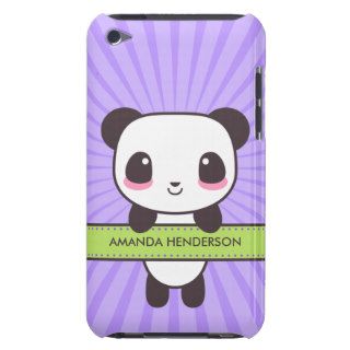 Cute Kawaii Panda Personalized iPod Touch Case