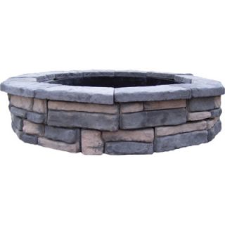 Natural Concrete Products Outdoor Firepit — Random Limestone, Model# RSFPL  Firepits   Patio Heaters