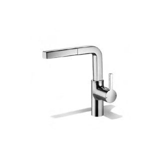 KWC 10.191.103.127 Ava Single Hole Side Lever Kitchen Faucet Stainless Steel   1   Touch On Kitchen Sink Faucets  