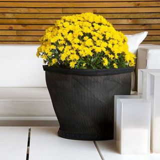 recycled tyre garden planter by tread