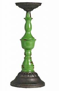 ornate green candle holder by i love retro