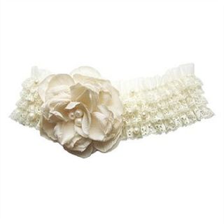 antique rose bridal garter by chez bec