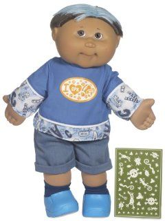 Cabbage Patch Kids 16" Feature Doll   Magic Glow Surprise Hispanic Boy in Brunette Hair Toys & Games