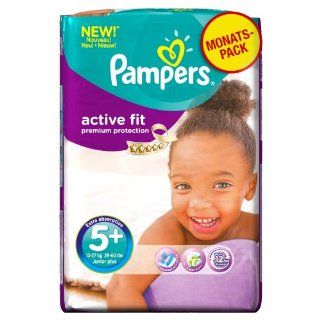 Active Fit Nappies (size 5+ junior plus 13 27 kg)   1 Economy pack containing 124 nappies Health & Personal Care