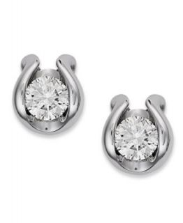 Sirena Diamond Necklace, 14k White Gold Bezel Set Diamond Pendant (1/3 ct. t.w.)   Necklaces   Jewelry & Watches