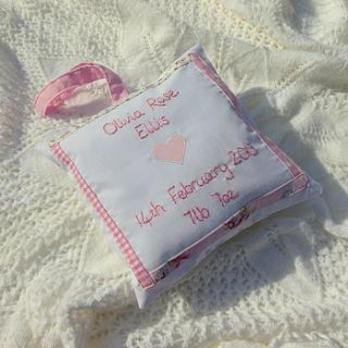 new baby girl personalised gift by acorn attic