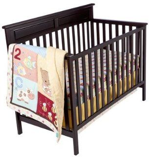 Kidsline Tiddliwinks ABC 123 3pc Baby Crib Bedding Set  Baby