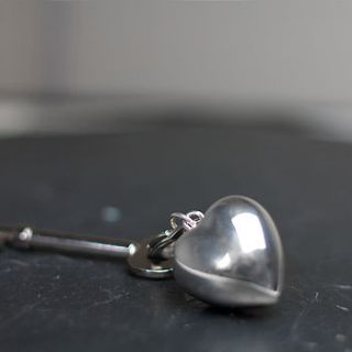 chiming heart keyring by tales from the earth