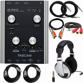 Tascam US 122 MKII Audio Interface Complete Package Musical Instruments
