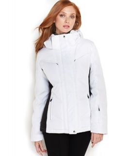 Calvin Klein Jacket, Hooded Sport Down Blend Ski   Coats   Women