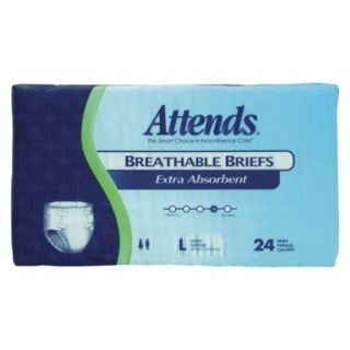 Attends Breathable Briefs Extra Absorbent   4pk