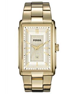 Fossil Mens Gold Tone Stainless Steel Bracelet Watch 49x33mm FS4769   Watches   Jewelry & Watches