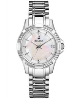 Bulova Womens Silver Tone Bracelet Watch 96L116   Watches   Jewelry & Watches