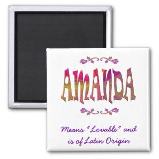 Meaning of Amanda Magnet