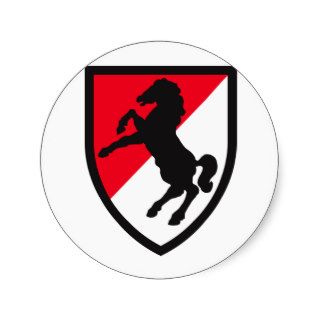 11th Armored Cavalry Regiment (ACR) (Blackhorse) Sticker