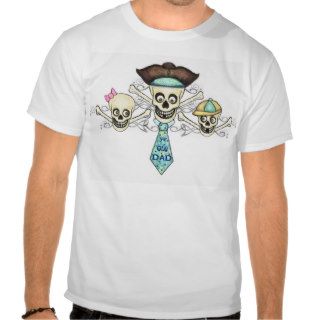 Father's Day Pirate Dad Tie T Shirt