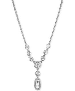 Givenchy Necklace, Silver Tone Swarovski Element Teardrop Pendant Necklace   Fashion Jewelry   Jewelry & Watches