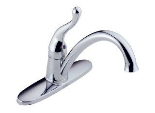 Delta Talbott 119 DST Single Handle Kitchen Faucet, Chrome   Touch On Kitchen Sink Faucets  