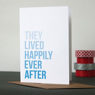 happily ever after anniversary card by heidi nicole