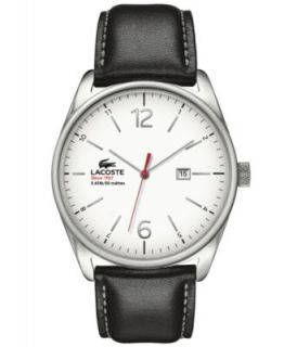 Lacoste Watch, Mens Montreal Brown Leather Strap 44mm 2010618   Watches   Jewelry & Watches