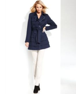 INC International Concepts Double Breasted Pea Coat, Ribbed Turtleneck & Skinny Jeans   Women