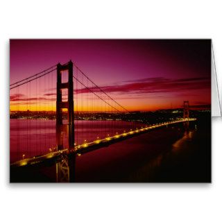 Golden Gate Bridge, San Francisco, California, 5 Card
