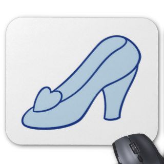 Cinderella glass slipper drawing mouse pad