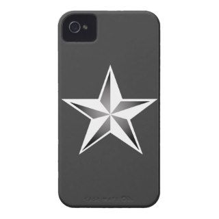 Gray Nautical Star iPhone 4 Case