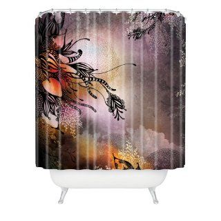 DENY Designs Iveta Abolina Purple Rain Shower Curtain, 69 by 72  