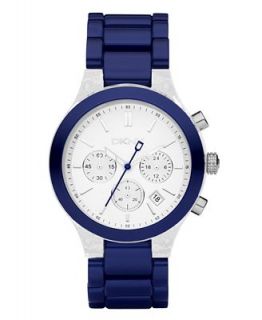 DKNY Watch, Womens Chronograph Blue Aluminum Bracelet NY8265   Watches   Jewelry & Watches