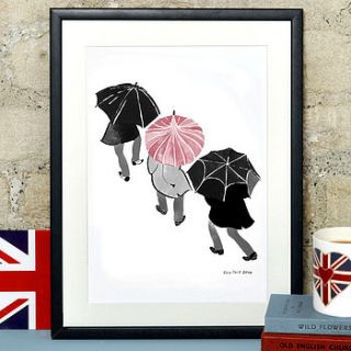 umbrellas print by the alice tait shop