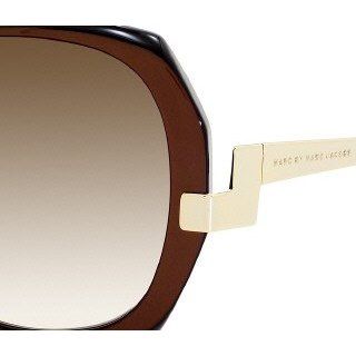 Marc By Marc Jacobs MMJ 114 (0KWJ02) Chocolate Gold w/ Brown Gradient Lens 57mm Clothing