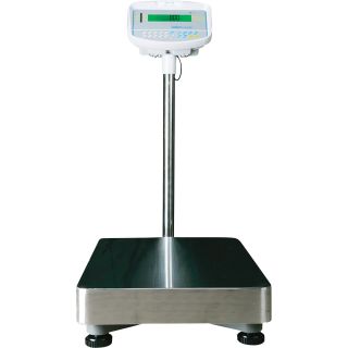 Adam Equipment Floor Scale with Stainless Steel Platform — 660Lb. Capacity, .71Oz. Accuracy  Scales